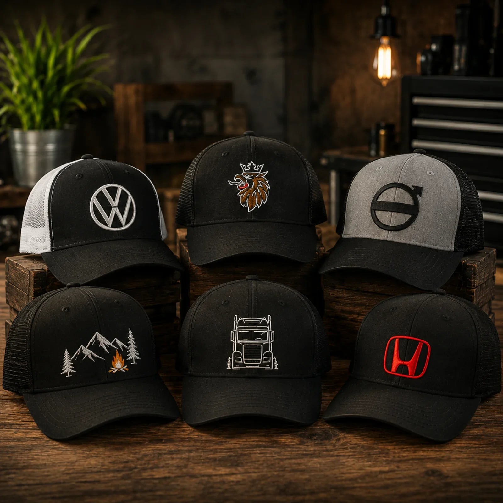 Bestickte Caps