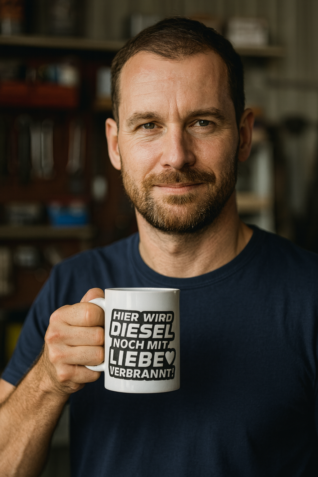 Hier wird Diesel noch mit liebe Verbrannt