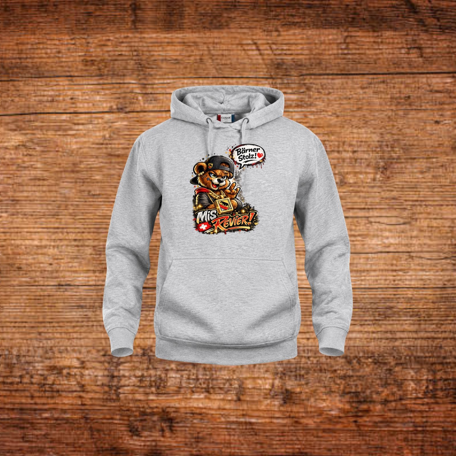 Bärner Stolz Mis Revier Hoodie Grau