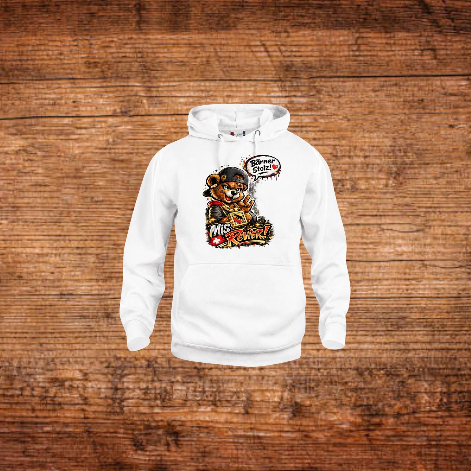 Bärner Stolz Mis Revier Hoodie Weiss