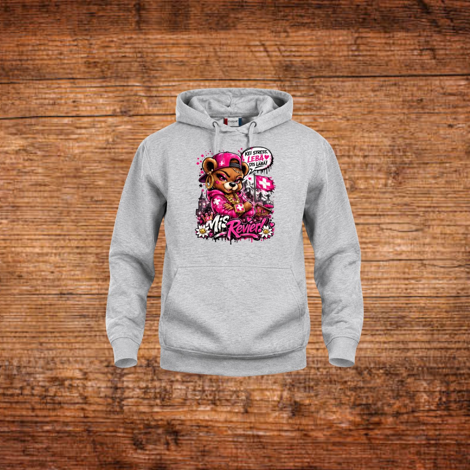 Mis Revier Hoodie – Grau