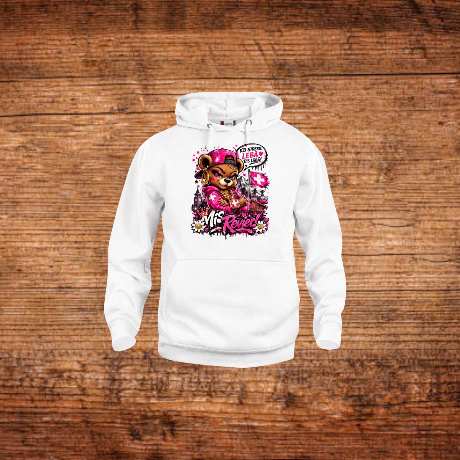 Mis Revier Hoodie – Weiss