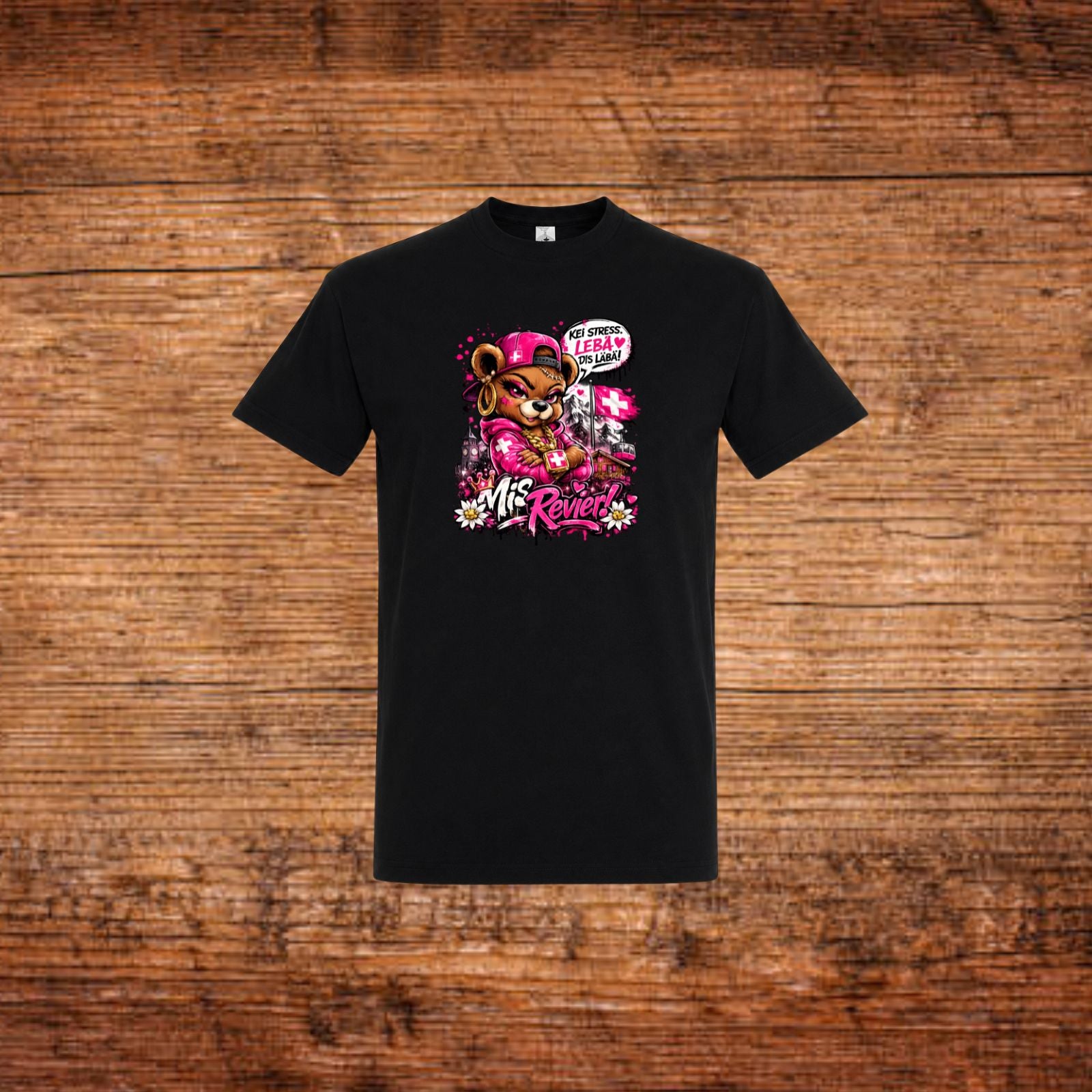 Mis Revier T-Shirt – Schwarz