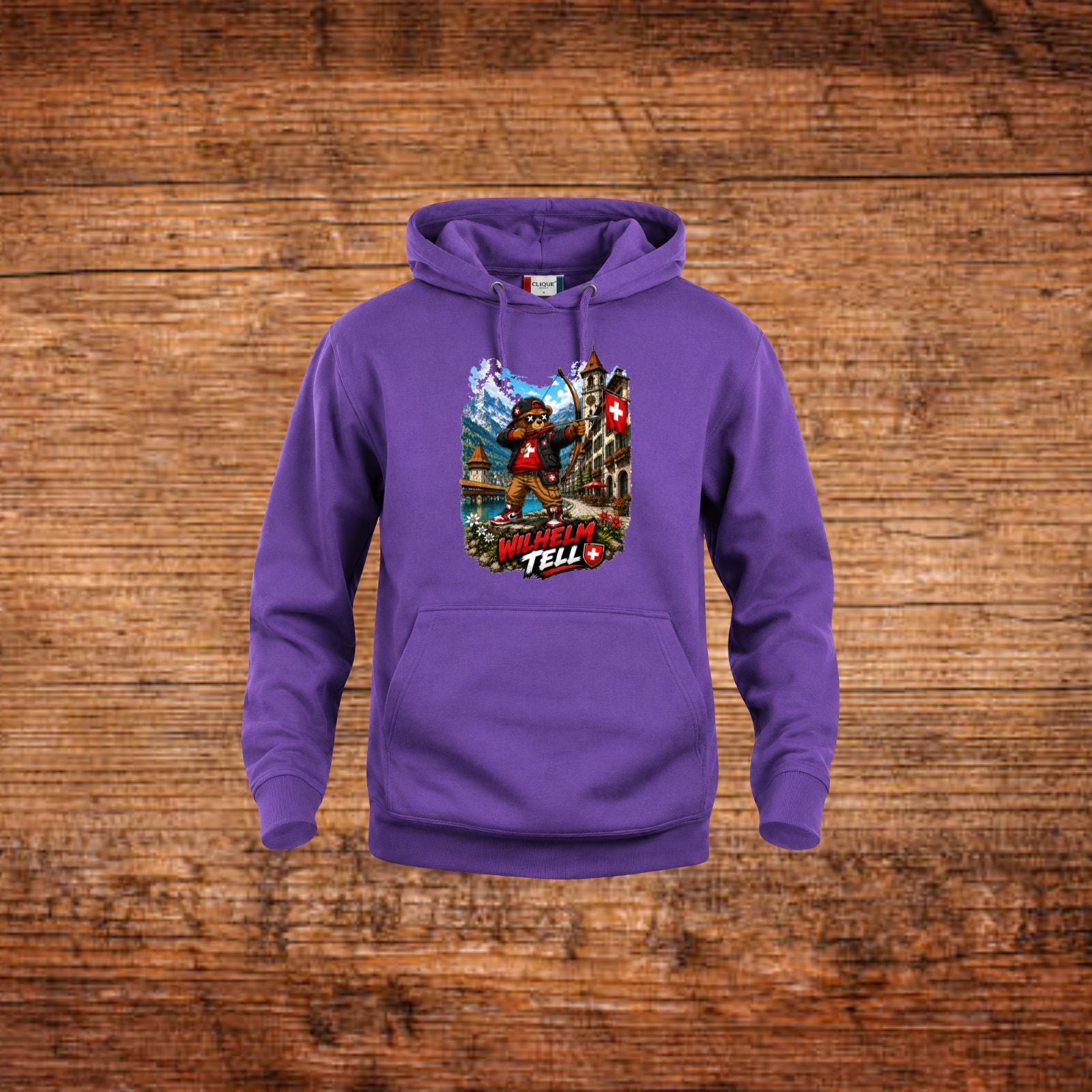 Hoodie Wilhelm Tell Grau