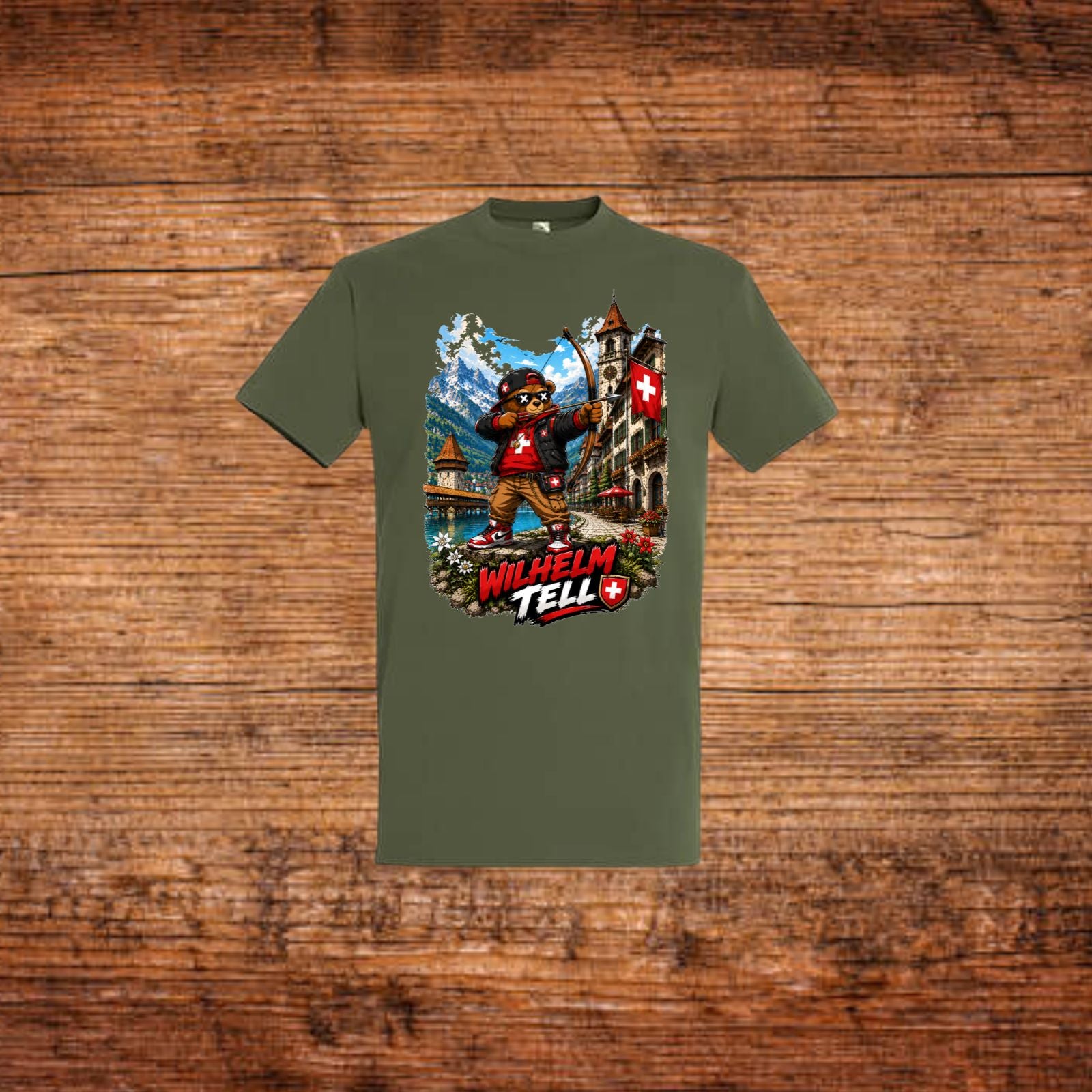 T-Shirt Wilhelm Tell Türkis