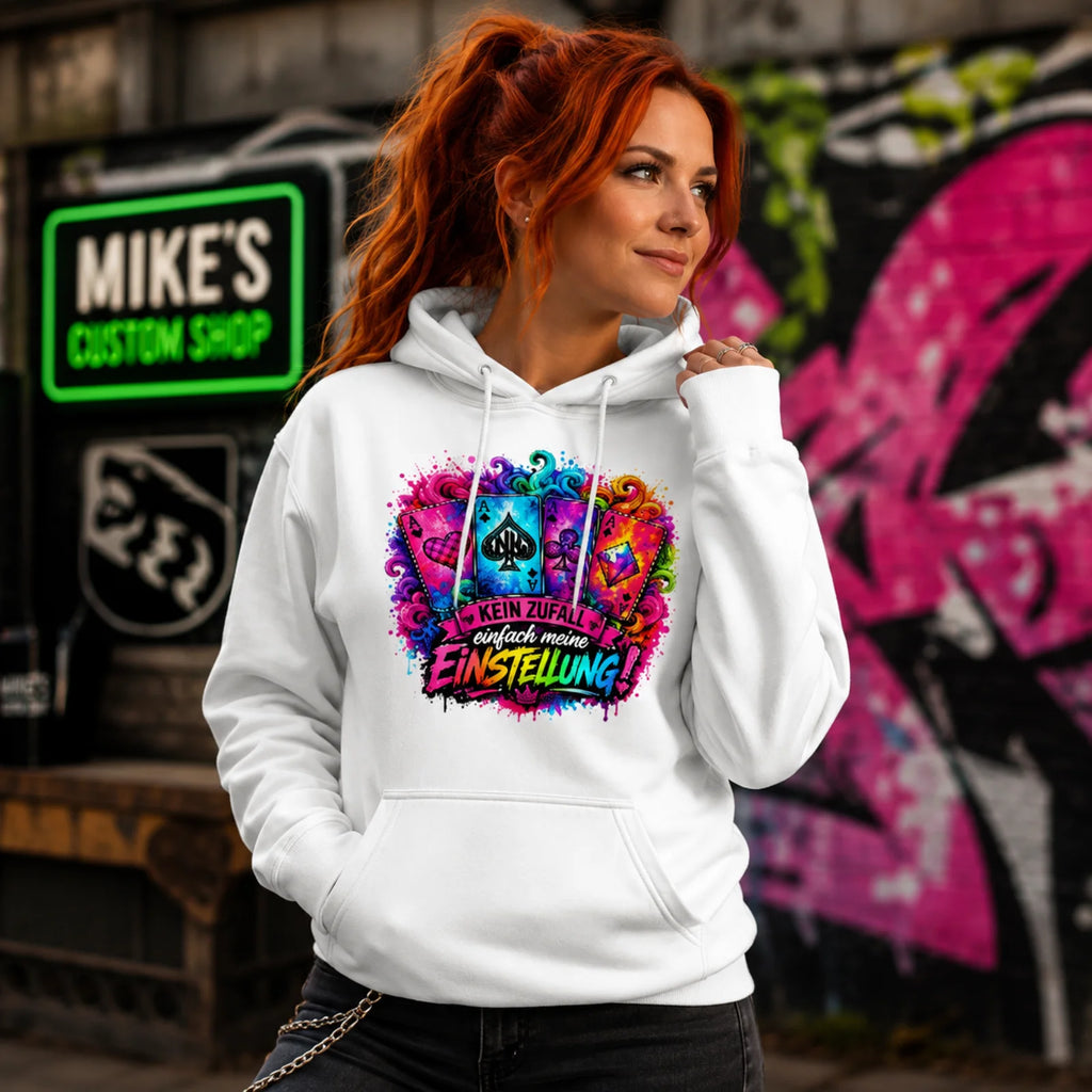Kein Zufall – Einfach meine Einstellung Hoodie | Statement Kapuzenpullover