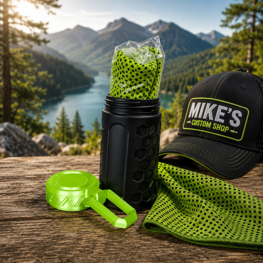 Outdoor Kühltuch Honeycomb – Sofortige Abkühlung für Sport, Arbeit & Freizeit